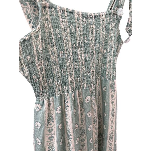 Spartina‎ 449 Saylor Resort Linen-Blend Midi Dress Pockets Size Medium - Picture 10 of 12